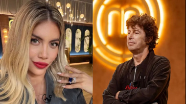 Wanda Nara en modo soltera: intentó besar a Andy Chango