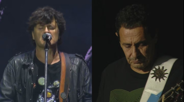 Ricardo Mollo subió al escenario de Cosquín Rock a tocar Morella con Ciro y Los Persas