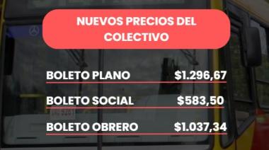 Desde hoy rige el nuevo aumento del boleto en Necochea