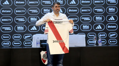 Chacho Coudet fue presentado como técnico de River: "No vine a un cumple, hay que ganar campeonatos"