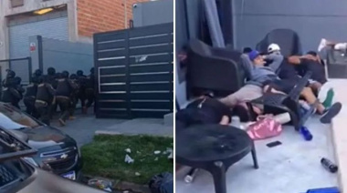 Allanamiento fatal en una pool party: terminó a los tiros, con un delincuente muerto y una megabanda desarticulada