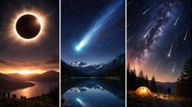 El eclipse solar de 2026 convertirá el día en noche: cometas y lluvias de estrellas marcarán el año astronómico