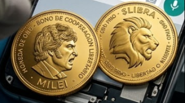 Novelli quería inventar una moneda de oro con la cara de Milei: Le salió mal