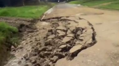 El temporal de los 100mm dejó caos, desmoronamientos y clases suspendidas