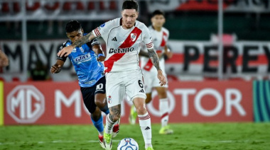 River aguantó 87 minutos con diez y rescató un empate ante Blooming