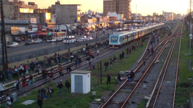 Descarriló una formación del tren sarmiento a la altura de Liniers