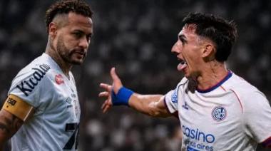 Neymar visita a San Lorenzo por la Sudamericana