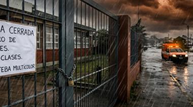 Martes "tranqui": no habrá clases en varias escuelas y dan alerta naranja por fuertes tormentas