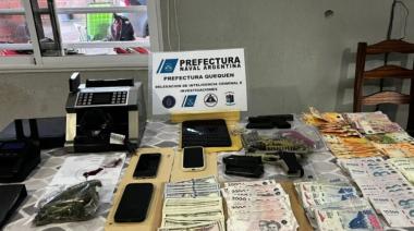 Golpe al narcotráfico en Necochea: cuatro detenidos y secuestro millonario tras allanamientos simultáneos