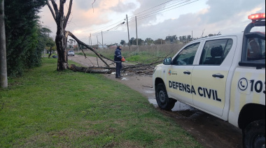 Viernes complicado en Necochea y Quequén: lluvia, viento fuerte y ráfagas de casi 100 km/h por la noche
