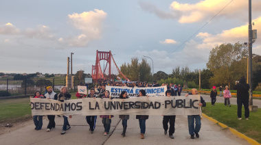 Fuerte movilización en Necochea en el marco de la Marcha Federal Universitaria