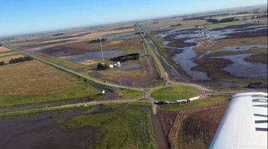 Vialidad Nacional construye un desvío provisorio en la Ruta 228