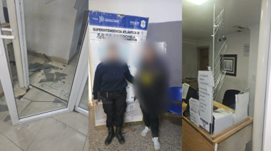 Furia y destrozos en la Clínica Cruz Azul: aprehendieron a una joven de 18 años que atacó la guardia
