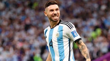 Gonzalo Montiel se resintió de su lesión y no podría jugar ante Austria