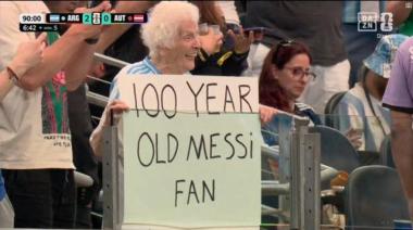 La abuela influencer de casi 100 años que se volvió viral alentando a Messi