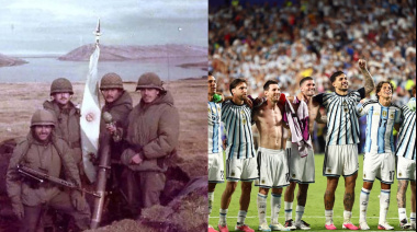 Los Veteranos de Malvinas llamaron a vivir el partido ante Inglaterra con pasión y "sin odio"