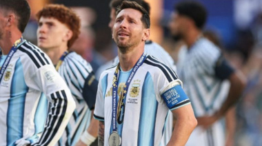 Tras la final del Mundial, Messi llegó a Rosario para descansar junto a su familia
