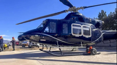Se estrelló un helicóptero que iba a combatir incendios en La Rioja