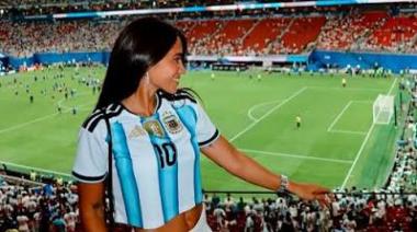 Antonela Roccuzzo se sumó a la defensa de Argentina
