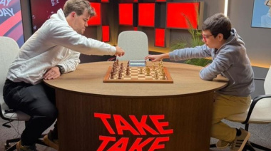 Faustino Oro le ganó una partida al número uno del mundo Magnus Carlsen