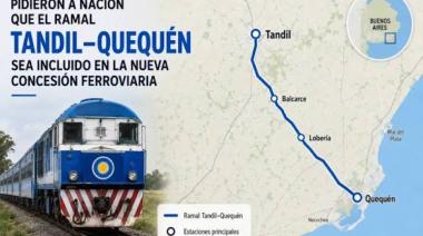 Cuatro intendentes de la región impulsan el regreso del tren de cargas a Quequén