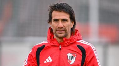 Ponzio dirigió su primer entrenamiento como DT de River tras la salida de Coudet