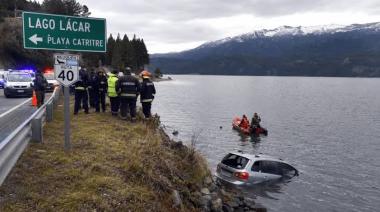 Cayó con su auto al Lago Lácar y murió tras haber sido reportado como desaparecido