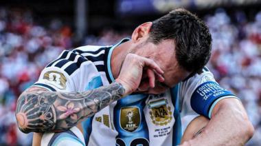 Lionel Messi anunció su retiro de la Selección argentina