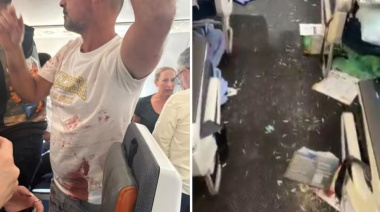 Un piloto apuñaló a su compañero y los pasajeros evitaron una tragedia