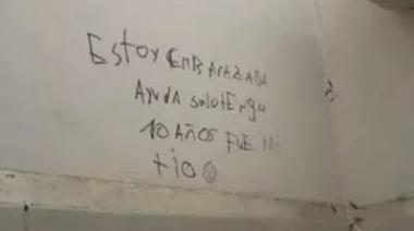 "Estoy embarazada, ayuda solo tengo 10 años, fue mi tío": Escribieron un larmante mensaje en una escuela en San Juan