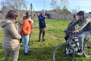 Mauro Velázquez y parte de su Lista 4 arribaron con la propuesta electoral a Energía y a Santamarina
