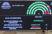Nueva derrota para Milei en el Senado: rechazaron vetos a Leyes clave por amplia mayoría opositora