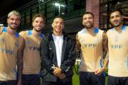 Daddy Yankee visitó el entrenamiento de la Selección Argentina en Miami