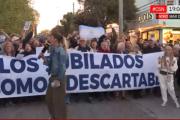 Protestas contra Javier Milei en Mar del Plata
