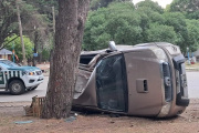 Vuelco en Pinolandia: una joven hospitalizada