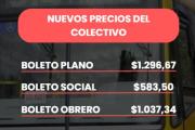 Desde hoy rige el nuevo aumento del boleto en Necochea