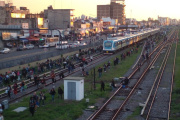 Descarriló una formación del tren sarmiento a la altura de Liniers