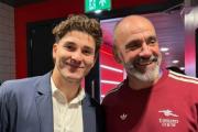 German Castaños el necochense que es campeón de la Premier League con el Arsenal