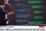 Filtran chats entre Adorni y el contratista... la trama se pone cada vez más espesa