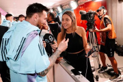 El divertido cruce entre Messi y Sofi Martínez