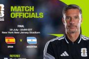 La FIFA designó al esloveno Slavko Vincic para dirigir el partido entre Argentina y España