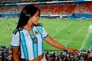 Antonela Roccuzzo se sumó a la defensa de Argentina