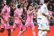 Doblete y asistencia de Messi en el triunfo de Inter Miami ante San Luis