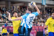 Los Gladiadores vencieron 18-17 a Brasil y mantienen el invicto en los Juegos Suramericanos
